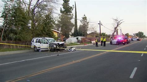 Man Hospitalized after Two-Vehicle Crash on Clovis Avenue [Fresno County, CA]